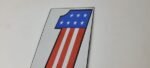 Vintage Harley Davidson Motorcycles Sign – Number One USA American Flag Gas Sign - Image 8