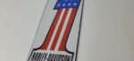 Vintage Harley Davidson Motorcycles Sign – Number One USA American Flag Gas Sign - Image 9