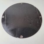 Vintage Harley Davidson Motorcycles Sign – Outlaws Skull Gas Pump Porcelain Sign - Image 7