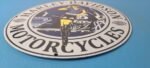 Vintage Harley Davidson Motorcycles Sign – Police Biker Gas Girl Porcelain Sign - Image 11