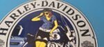 Vintage Harley Davidson Motorcycles Sign – Police Biker Gas Girl Porcelain Sign - Image 13