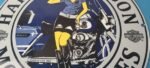 Vintage Harley Davidson Motorcycles Sign – Police Biker Gas Girl Porcelain Sign - Image 4