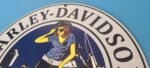 Vintage Harley Davidson Motorcycles Sign – Police Biker Gas Girl Porcelain Sign - Image 8