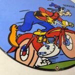 Vintage Harley Davidson Motorcycles Sign – Porcelain Service Gas Pump Sign - Image 11