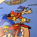 Vintage Harley Davidson Motorcycles Sign – Porcelain Service Gas Pump Sign - Image 4