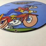 Vintage Harley Davidson Motorcycles Sign – Porcelain Service Gas Pump Sign - Image 10