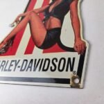 Vintage Harley Davidson Motorcycles Sign – Punisher American Gas Porcelain Sign - Image 14