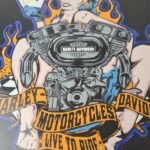 Vintage Harley Davidson Motorcycles Sign – Ride Biker Gas Pump Porcelain Sign - Image 4