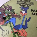 Vintage Harley Davidson Motorcycles Sign – Road Runner Porcelain Gas Pump Sign - Image 3