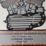 Vintage Harley Davidson Motorcycles Sign – USA Engine Repair Service Gas Sign - Image 4