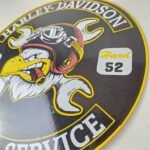 Vintage Harley-Davidson Sign – Motorcycle Advertising Gas Pump Porcelain Sign - Image 13