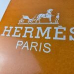 Vintage Hermes Sign – Luxury Fashion Porcelain Store Display Gas Pump Sign - Image 4