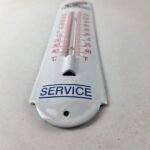 Vintage Honda Automobiles Sign – Service Gas Pump Sign on Porcelain Thermometer - Image 10