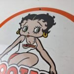 Vintage Hooters Sign – Betty Boop Chicken Wing Gas Pump Porcelain Diner Sign - Image 12