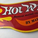 Vintage Hot Wheels Porcelain Sign – American Die Cast Cars Gas Pump Sign - Image 3