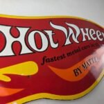 Vintage Hot Wheels Porcelain Sign – American Die Cast Cars Gas Pump Sign - Image 5