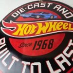 Vintage Hot Wheels Porcelain Sign – American Die-Cast Cars Gas Pump Sign - Image 4