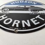 Vintage Hudson Automobiles Sign – Hornet Gas Service Station Porcelain Sign - Image 10