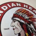 Vintage Indian Head Beer Sign – Adult Beverage Lager Brewing Porcelain Sign - Image 5