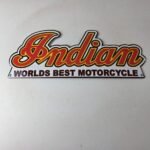 Vintage Indian Motorcycle Sign – 15 Inch Porcelain World's Best Gas Pump Sign - Image 16