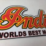 Vintage Indian Motorcycle Sign – 15 Inch Porcelain World's Best Gas Pump Sign - Image 5