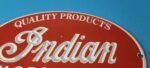 Vintage Indian Motorcycle Sign – Porcelain Quality Products Parts Gas Sign - Image 13