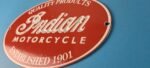Vintage Indian Motorcycle Sign – Porcelain Quality Products Parts Gas Sign - Image 9