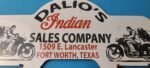 Vintage Indian Motorcycle Sign Topper – Gas Porcelain License Plate Topper - Image 3
