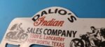 Vintage Indian Motorcycle Sign Topper – Gas Porcelain License Plate Topper - Image 8
