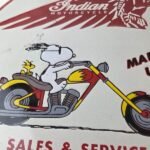 Vintage Indian Motorcycles Sign – Gas Pump Service Station Biker Porcelain Sign - Image 4