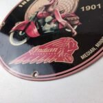 Vintage Indian Motorcycles Sign – Gas Pump Service Station Porcelain Sign - Image 14