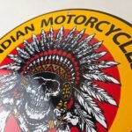 Vintage Indian Motorcycles Sign – Gas Pump Service Station Porcelain Sign - Image 12