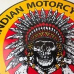 Vintage Indian Motorcycles Sign – Gas Pump Service Station Porcelain Sign - Image 3