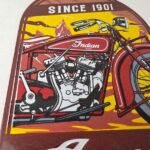 Vintage Indian Motorcycles Sign – Gas Service Station Biker Porcelain Sign - Image 6