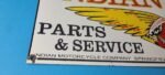 Vintage Indian Motorcycles Sign – Motor Bike Service Parts Gas Porcelain Sign - Image 7