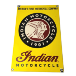 Vintage Indian Motorcycles Sign – Parts Dealership Service Porcelain Gas Sign