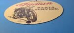 Vintage Indian Motorcycles Sign – Porcelain Gas Pump Parts & Service Sign - Image 11