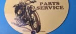Vintage Indian Motorcycles Sign – Porcelain Gas Pump Parts & Service Sign - Image 12