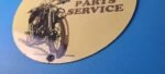 Vintage Indian Motorcycles Sign – Porcelain Gas Pump Parts & Service Sign - Image 10