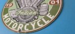 Vintage Indian Sign – Porcelain World's Fastest Motorcycle Gas Station Sign - Image 10