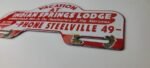 Vintage Indian Spring Lodge License Plate Topper – Sign Ad on Automobile Topper - Image 9