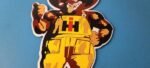 Vintage International Harvester Sign – Porcelain Farm Implements Gas Pump Sign - Image 4