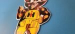 Vintage International Harvester Sign – Porcelain Farm Implements Gas Pump Sign - Image 9