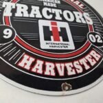 Vintage International Harvester Sign – Porcelain Farmall Advertisement Gas Sign - Image 11