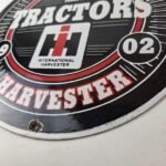Vintage International Harvester Sign – Porcelain Farmall Advertisement Gas Sign - Image 14