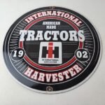Vintage International Harvester Sign – Porcelain Farmall Advertisement Gas Sign - Image 15