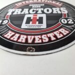 Vintage International Harvester Sign – Porcelain Farmall Advertisement Gas Sign - Image 10