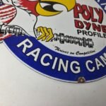 Vintage Iskenderian Racing Cams Porcelain Sign – Mod Rod Auto Gas Pump Shop Sign - Image 11