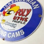 Vintage Iskenderian Racing Cams Porcelain Sign – Mod Rod Auto Gas Pump Shop Sign - Image 13