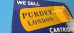 Vintage James Purdey Sign – Hunting Firearm Makers Shot Gun Gas Porcelain Sign - Image 6